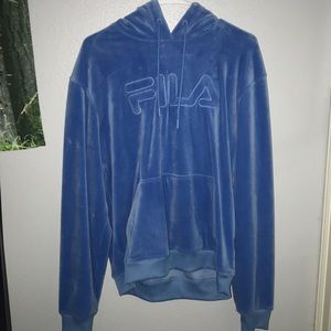 FILA velour hoodie